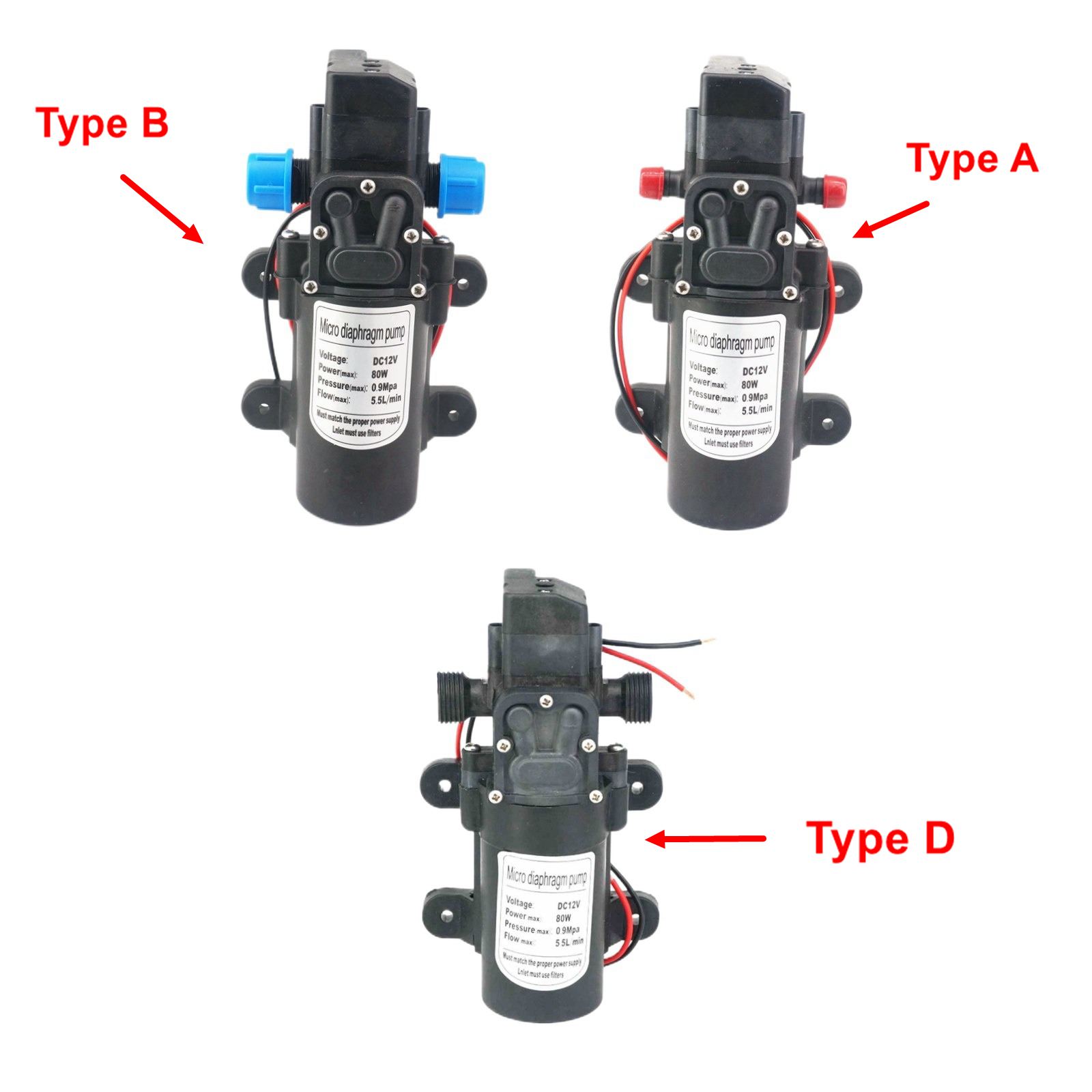 12V/24VDC 15W/30W/60W/80W Diap - огляд і ціна Mini Peristaltic Pump 12V