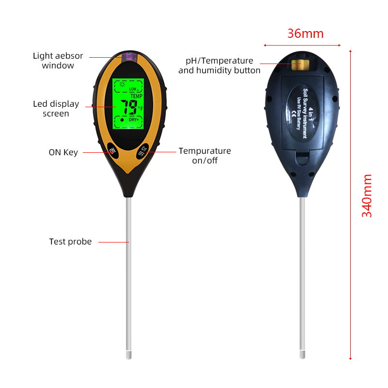 Soil PH Meter Tester Soil Test - огляд і ціна Ph Meter Digital Water Tester