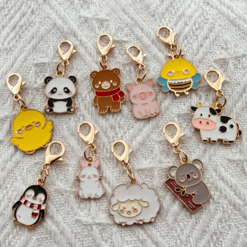 10pcs alloy drip oil cartoon a - огляд і ціна Packaging