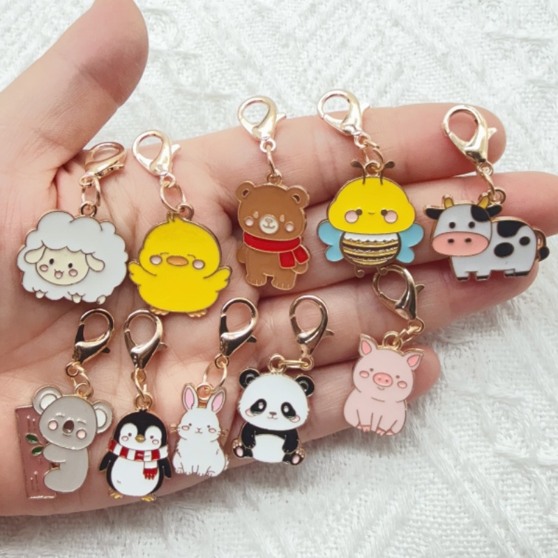 10pcs alloy drip oil cartoon a - огляд і ціна Packaging