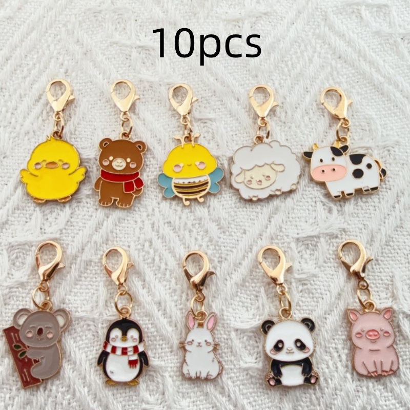 10pcs alloy drip oil cartoon a - огляд і ціна Packaging