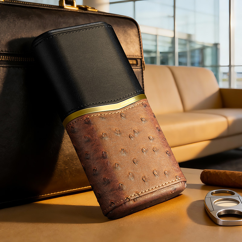 Leather Cigar Case﻿ Cedar Wood - огляд і ціна Packaging