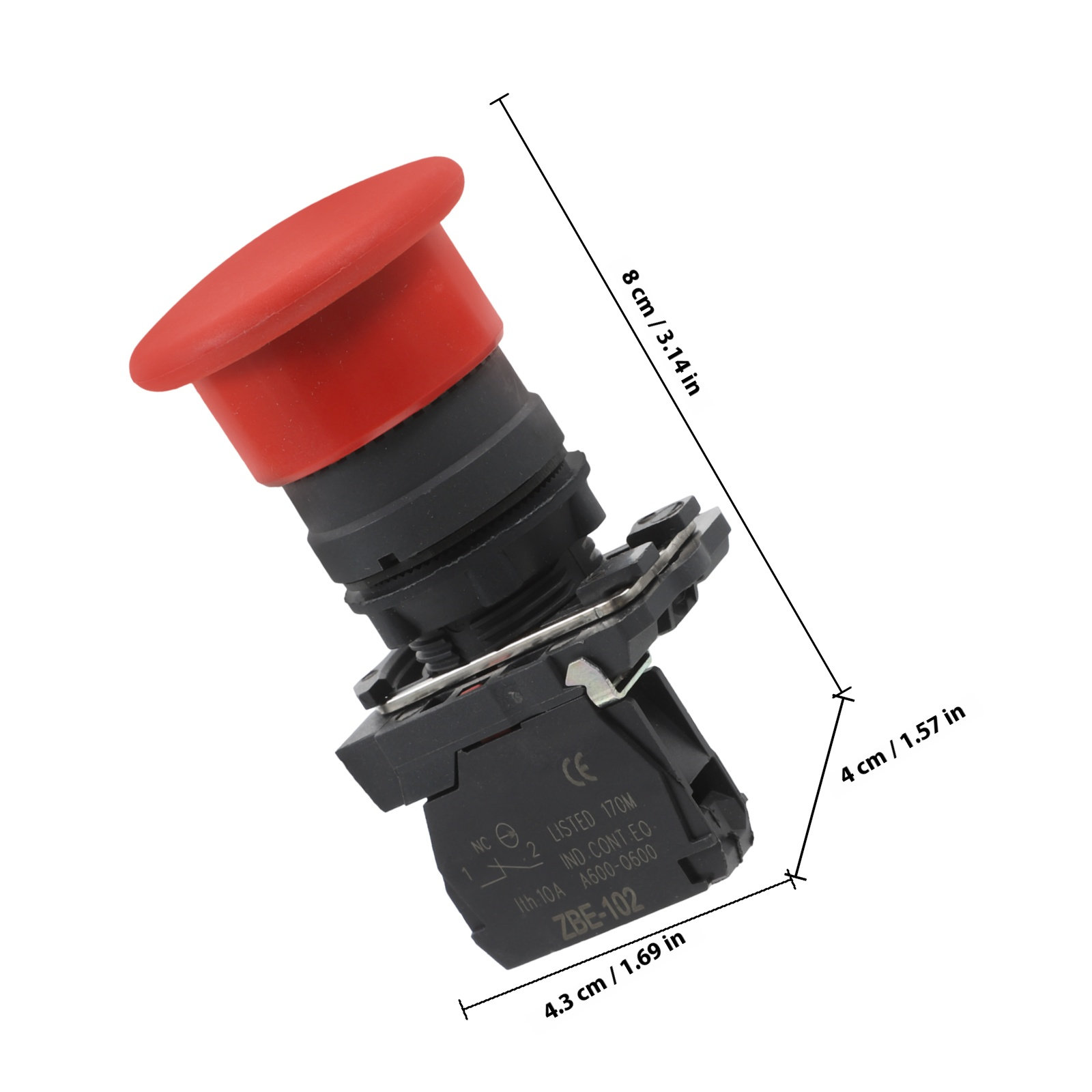 Red Mushroom Stop Button Tool  - огляд і ціна Industrial Tools