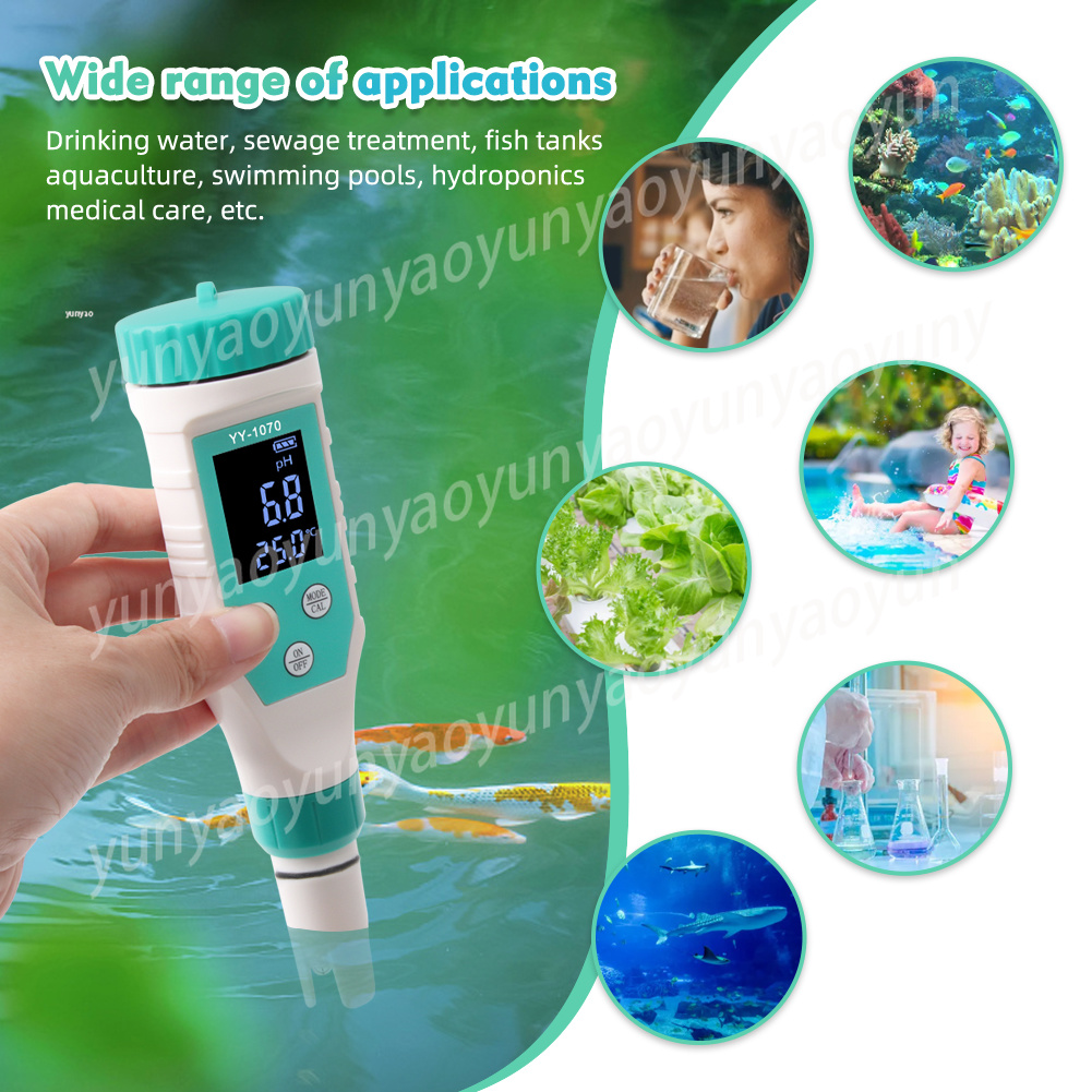 7 in 1 Digital Water Quality T - огляд і ціна Ph Meter Digital Water Tester