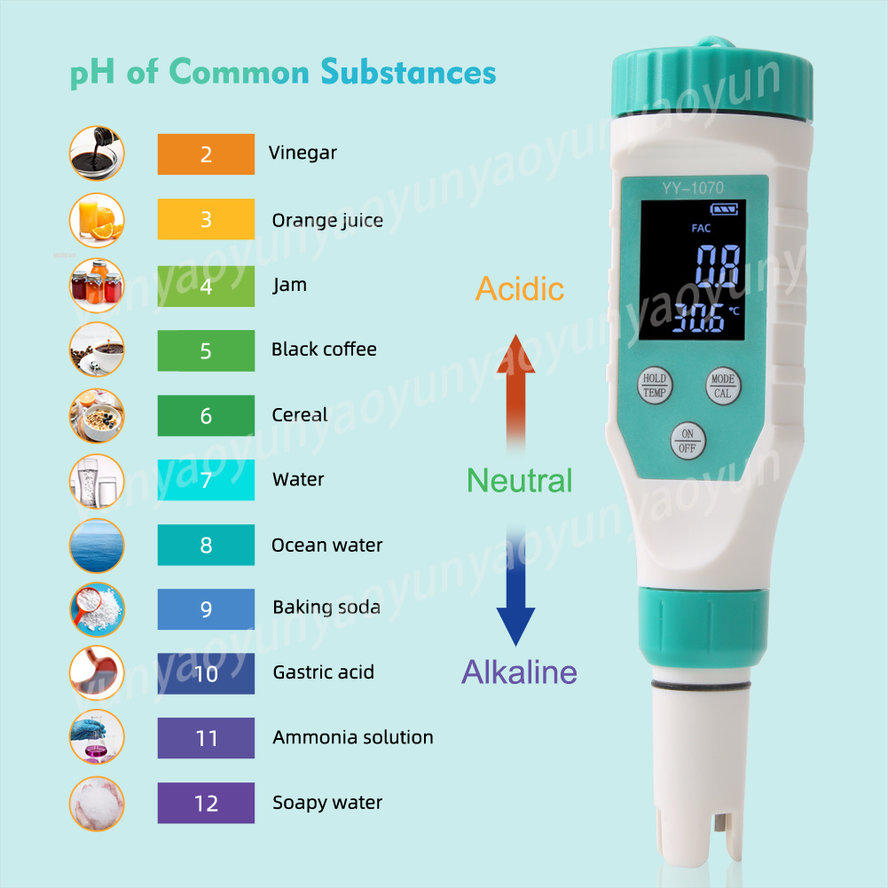 7 in 1 Digital Water Quality T - огляд і ціна Ph Meter Digital Water Tester