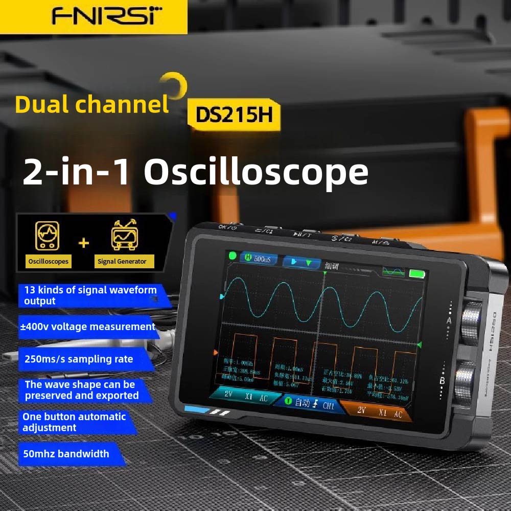 FNIRSI DS215H Handheld Small H - огляд і ціна Fnirsi Digital Oscilloscope Handheld