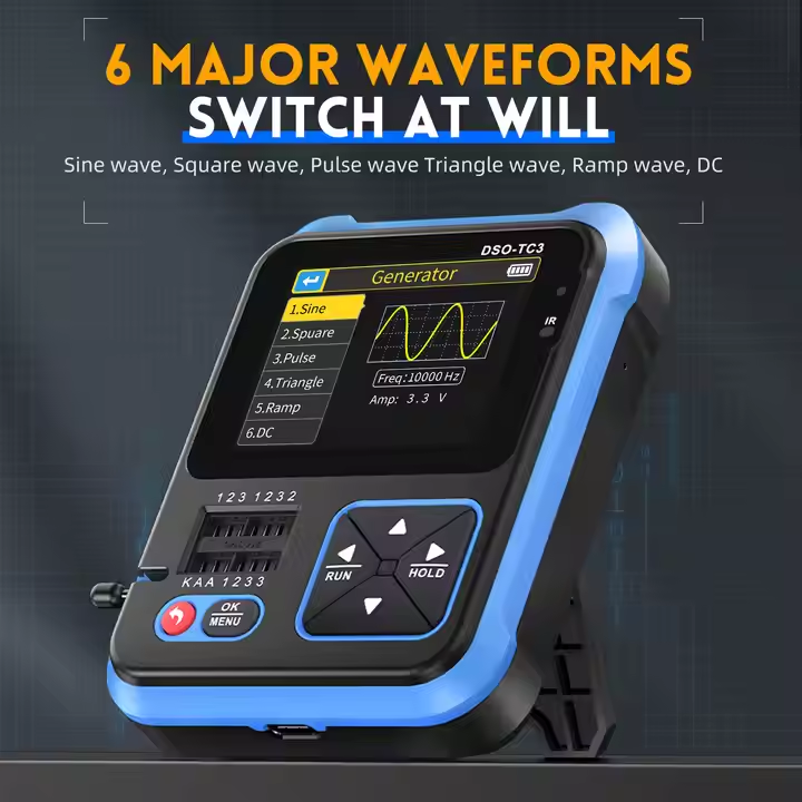 FNIRSI DSO-TC3 Mini Handheld D - огляд і ціна Fnirsi Digital Oscilloscope Handheld