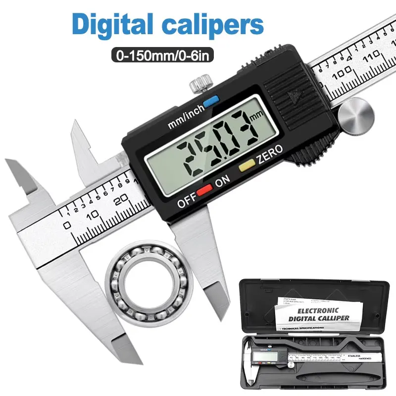 High Precision Digital Caliper - огляд і ціна Digital Caliper 150Mm Stainless Steel