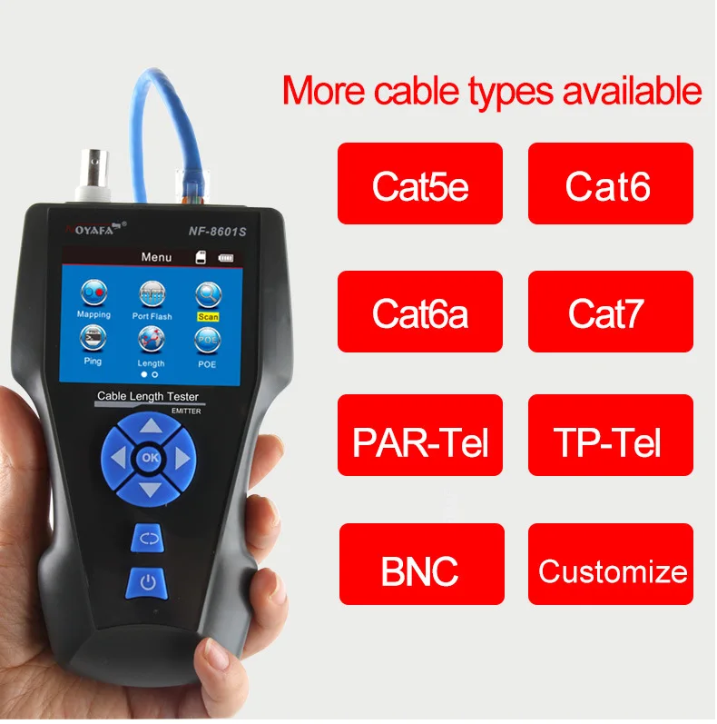 NOYAFA Line Finder Network tes - огляд і ціна Test Instruments