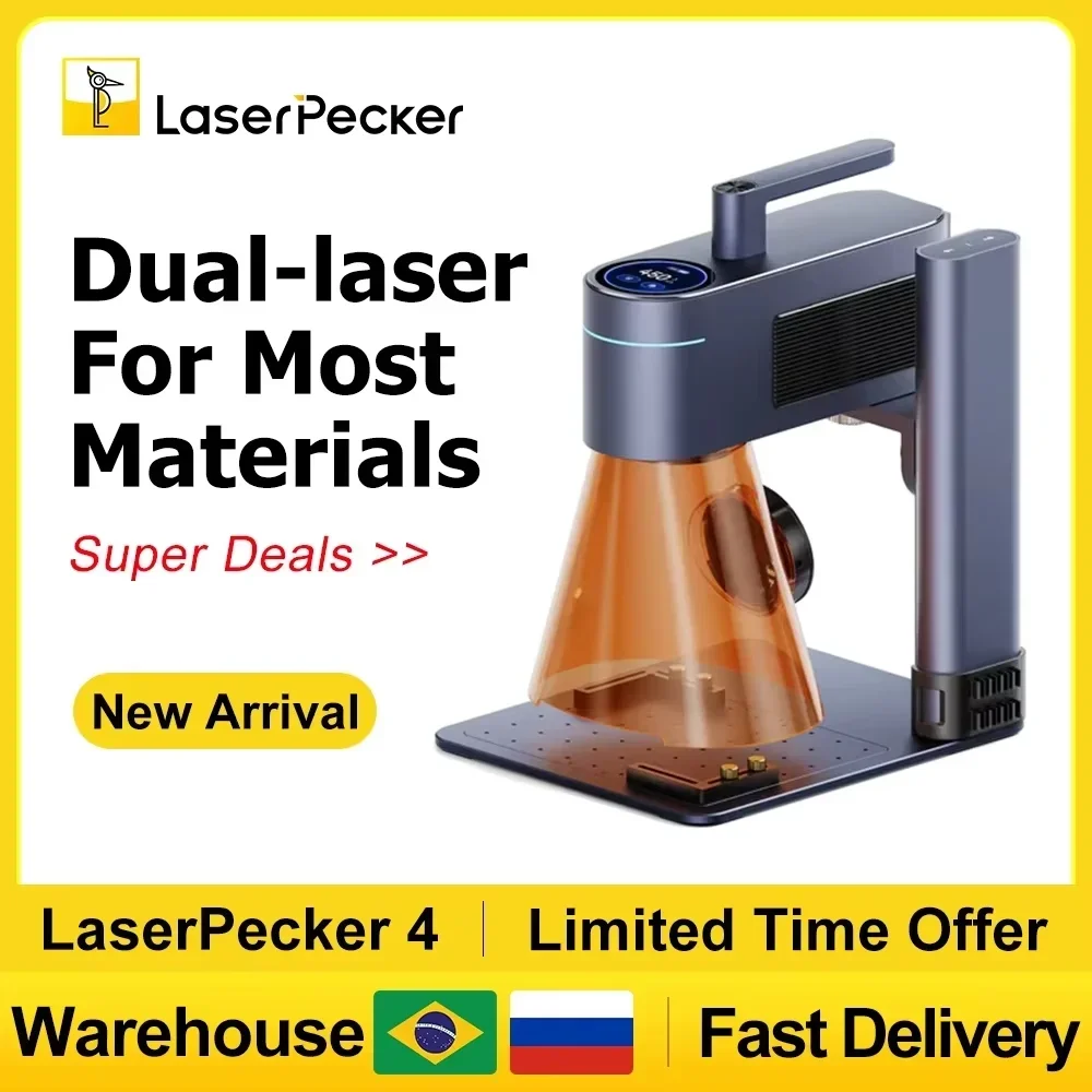 LASERPECKER 4 LP4 Laser Engrav - огляд і ціна Fiber Laser Marking Machine 30W