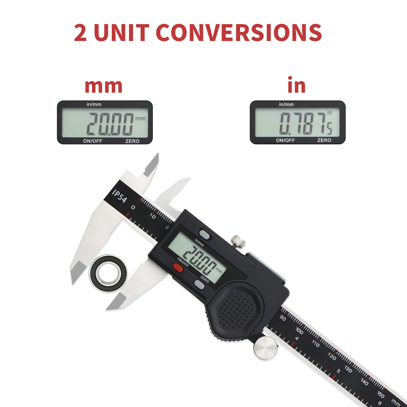 SHANHR IP54 Waterproof Digital - огляд і ціна Digital Caliper 150Mm Stainless Steel