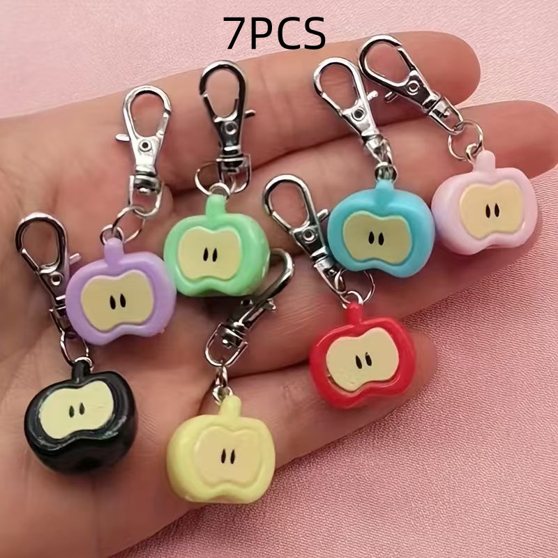 7pcs resin simulated Apple key - огляд і ціна Packaging