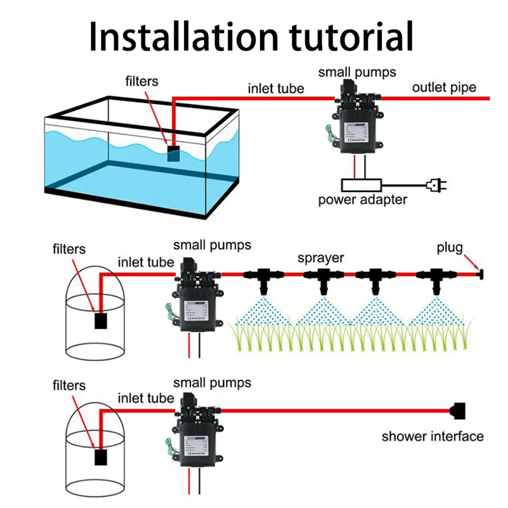 12V DC Automatic Water Pump Hi - огляд і ціна Mini Peristaltic Pump 12V