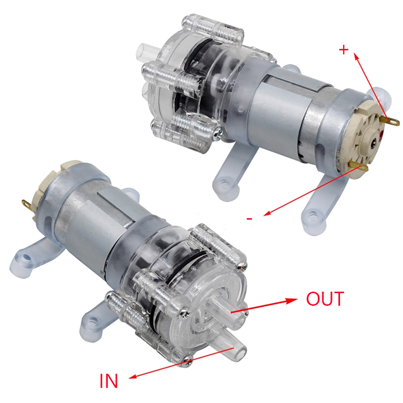 385 DC 6V-12V High Temperature - огляд і ціна Mini Peristaltic Pump 12V
