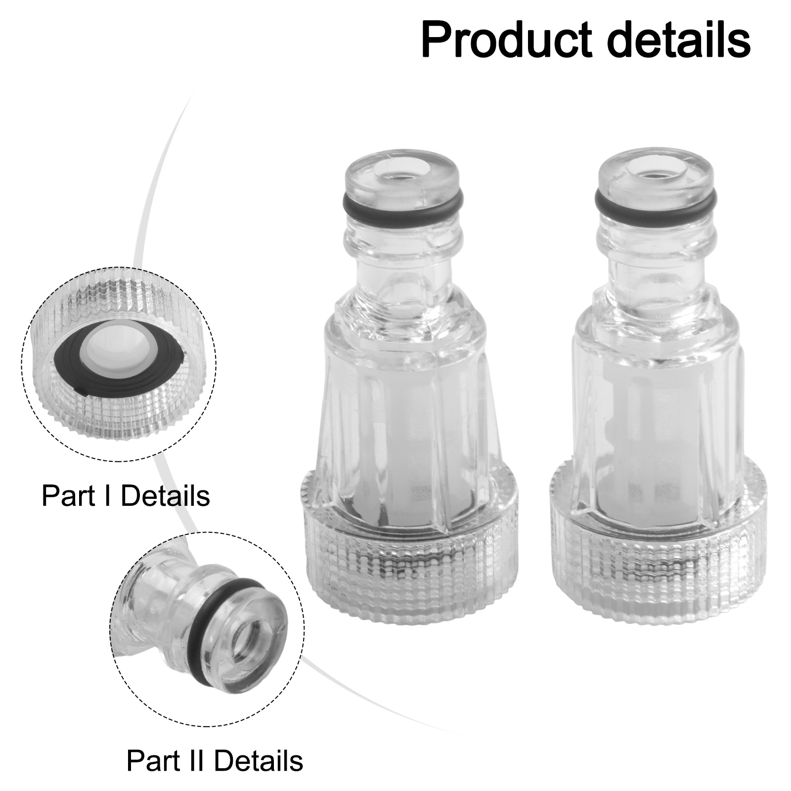 2PCS High Pressure Washer Wate - огляд і ціна Vacuum Chamber Kit With Pump