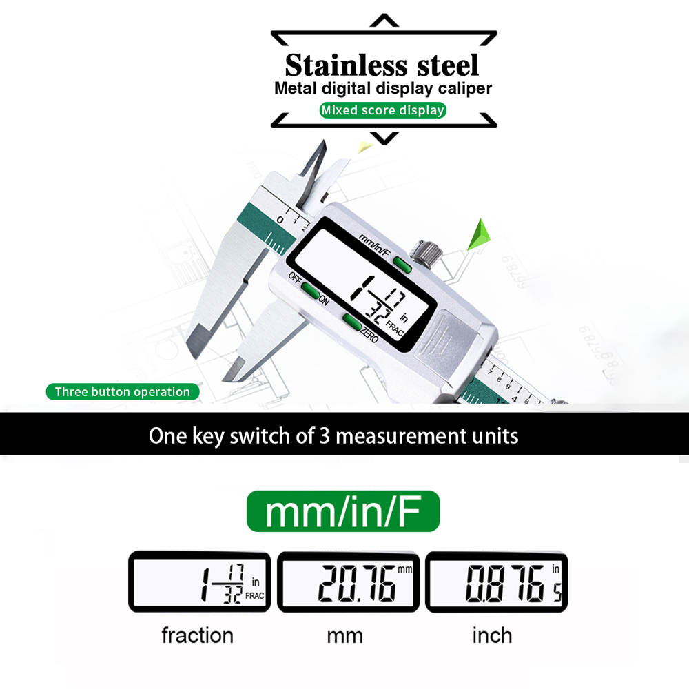 Stainless Steel High Accuracy  - огляд і ціна Digital Caliper 150Mm Stainless Steel