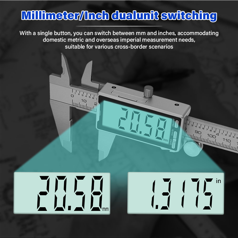 New 150mm 6 Inch Stainless Ste - огляд і ціна Digital Caliper 150Mm Stainless Steel