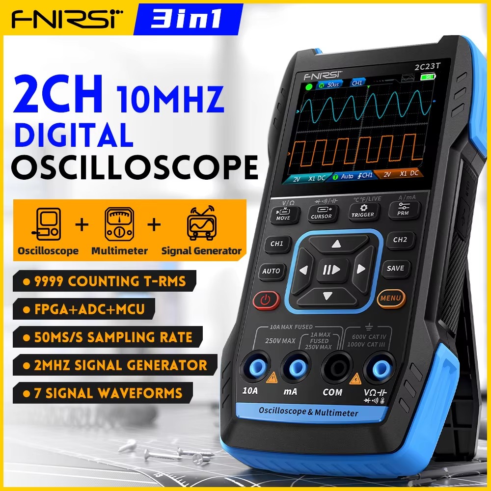 FNIRSI 2C23T Handheld Digital  - огляд і ціна Fnirsi Digital Oscilloscope Handheld