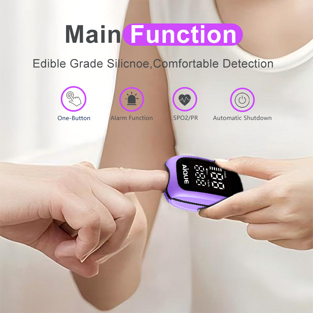 AiQUE Rechargeable Digital Fin - огляд і ціна Pulse Oximeter Fingertip Rechargeable