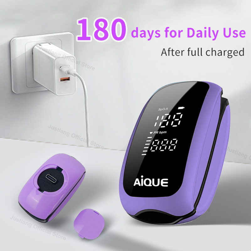 AiQUE Rechargeable Digital Fin - огляд і ціна Pulse Oximeter Fingertip Rechargeable
