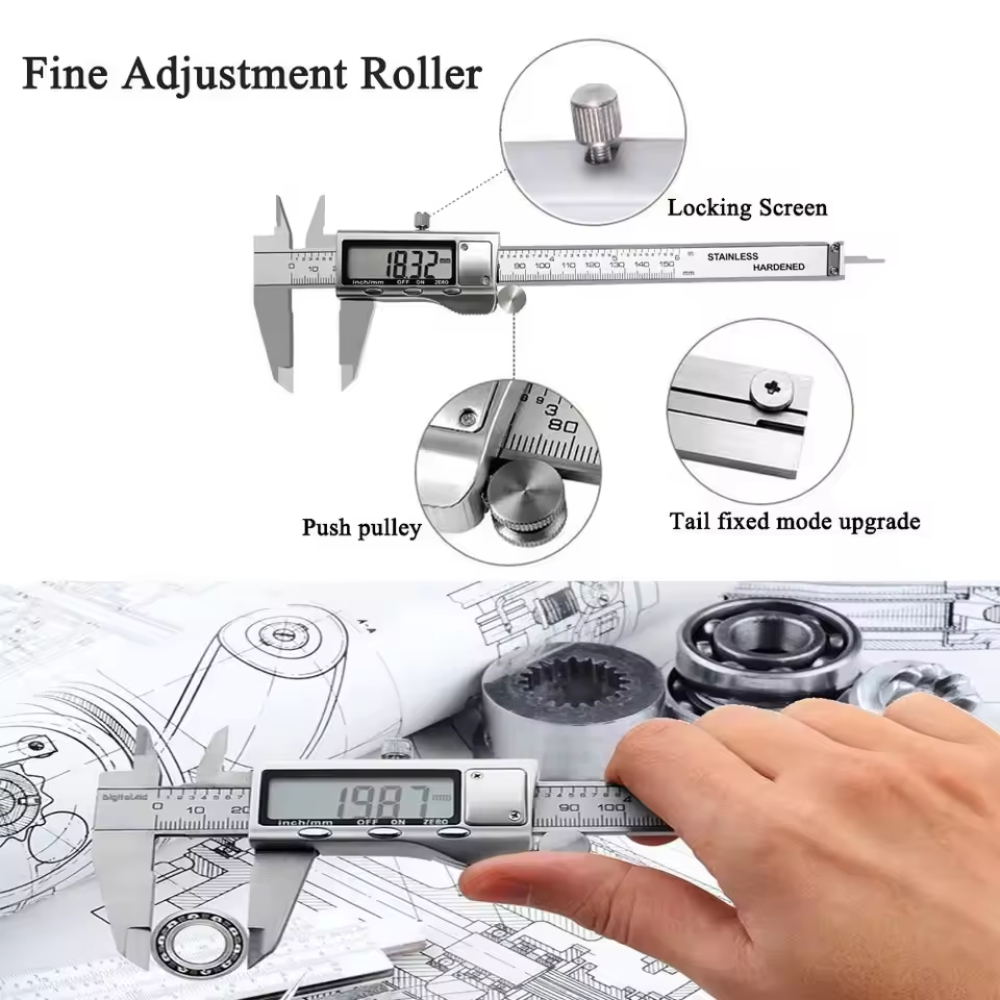 Electronic Vernier Caliper 6 I - огляд і ціна Digital Caliper 150Mm Stainless Steel