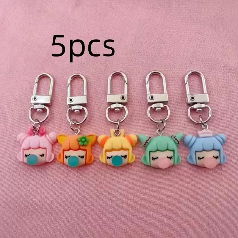5pcs resin girl keychain, suit - огляд і ціна Packaging