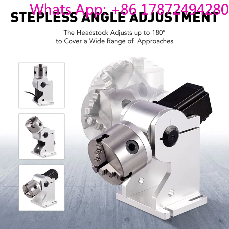 Rotary Axis for  20w 30w 50w   - огляд і ціна Fiber Laser Marking Machine 30W