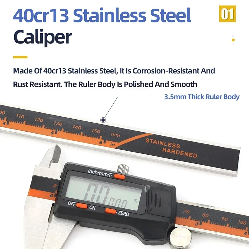 Fraction Metal Caliper Digital - огляд і ціна Digital Caliper 150Mm Stainless Steel