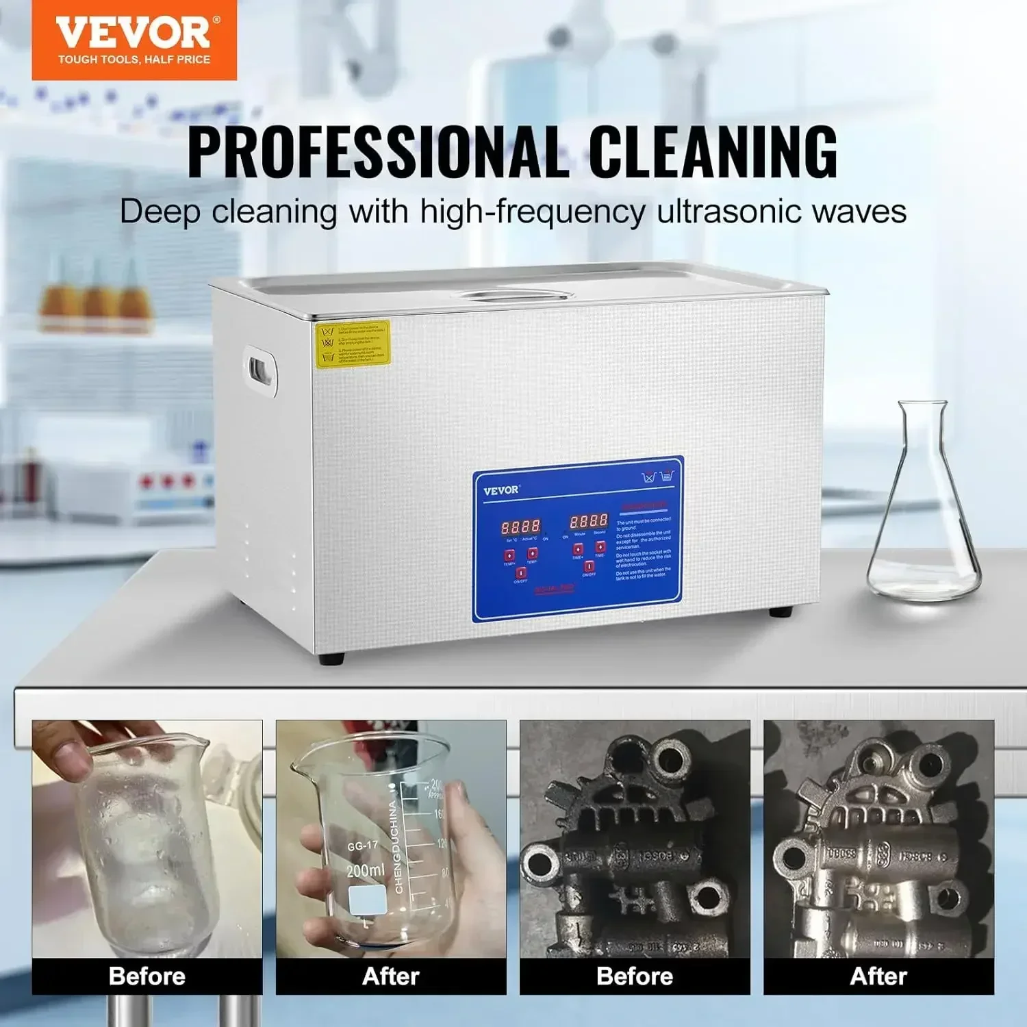[Limited Stock!]Ultrasonic Pro - огляд і ціна Ultrasonic Cleaner 30L Industrial