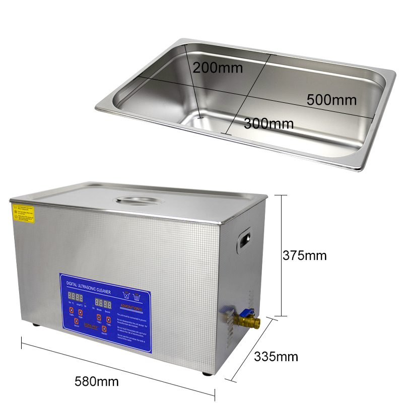 30L Digital Ultrasonic Cleaner - огляд і ціна Ultrasonic Cleaner 30L Industrial