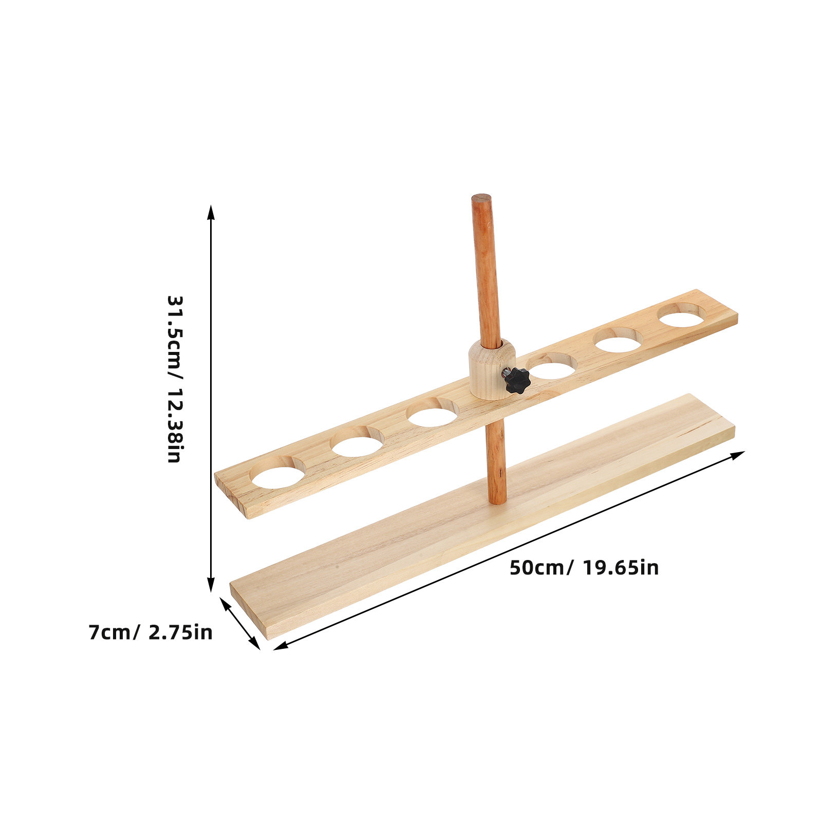 6 Hole Wooden Funnel Stand Adj - огляд і ціна Lab Equipment