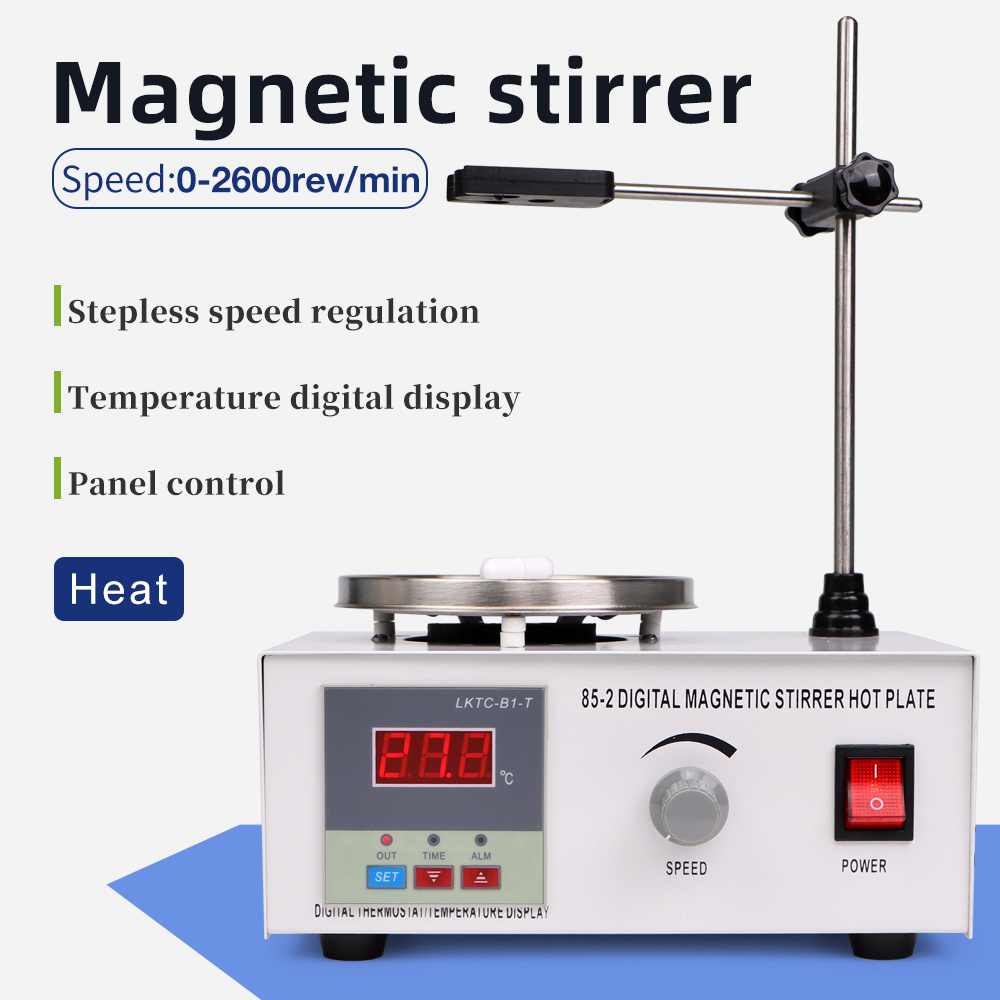 1L Hotplate Magnetic Stirrer 8 - огляд і ціна Lab Magnetic Stirrer Hot Plate