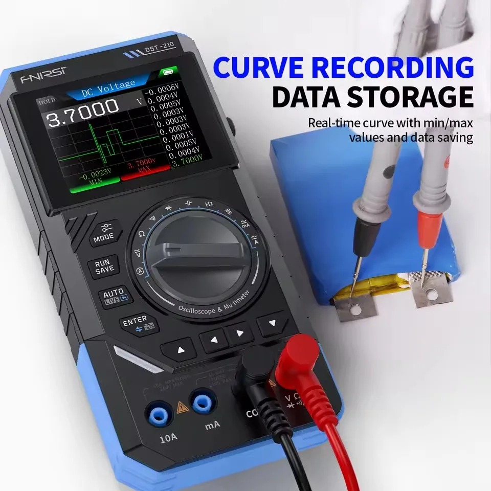 DST210 3-in-1 Digital Multimet - огляд і ціна Fnirsi Digital Oscilloscope Handheld