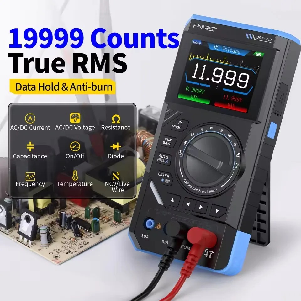 DST210 3-in-1 Digital Multimet - огляд і ціна Fnirsi Digital Oscilloscope Handheld